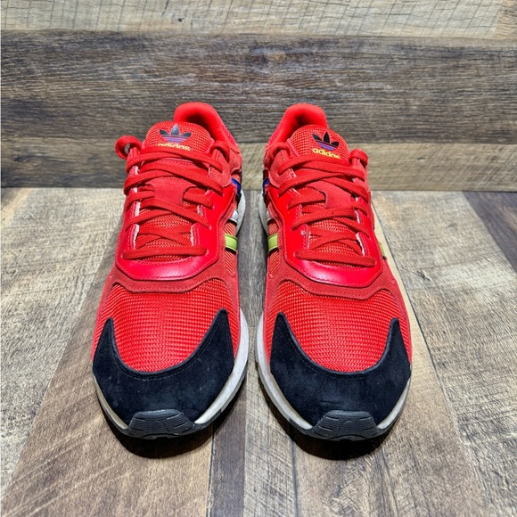 Adidas Originals Tresc Run Red Athletic Sneakers Men’s Size 13 - Picture 4 of 11